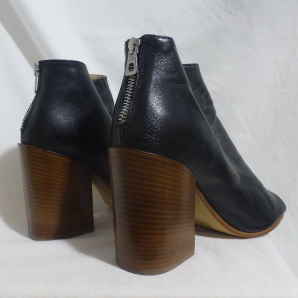 RUDSAK, size 37, open toe heels, zip back, Made In Italy, GUC - Picture 15 of 15